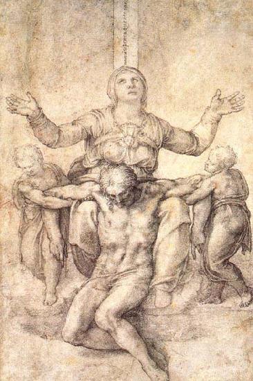 Michelangelo Buonarroti Study for the Colonna Piet oil painting picture